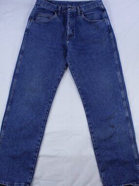 Wrangler Classic Jeans - Straight Cut - Medium Blue Wash - Men's - Size 34